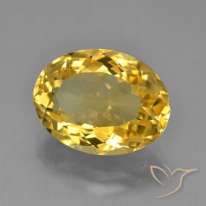 Citrino Dorado natural de 6.16 ct, Ovalada, VVS