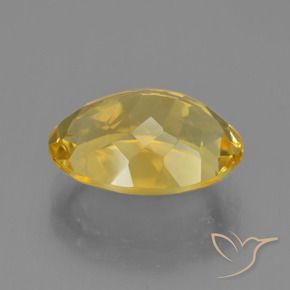 Citrino Dorado natural de 6.16 ct, Ovalada, VVS