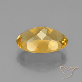 Citrino Naranja dorado natural de 4.58 ct, Ovalada, VVS