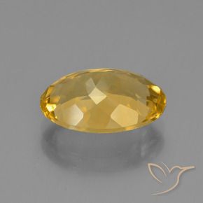 Citrino Naranja dorado natural de 4.34 ct, Ovalada, VVS