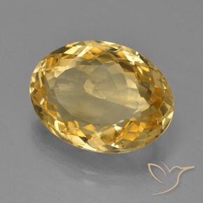 Citrino Dorado natural de 7.96 ct, Ovalada, VVS