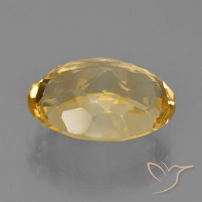 Citrino Dorado natural de 7.96 ct, Ovalada, VVS
