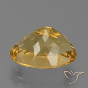 Citrino Dorado natural de 8.35 ct, Ovalada, VVS