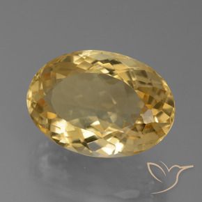 Citrino Naranja dorado natural de 8.04 ct, Ovalada, VVS