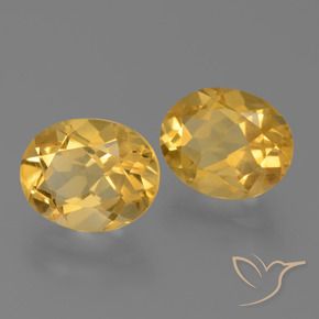 Gemas de citrino dorado natural de 5,25 ct, corte óvalo, VVS
