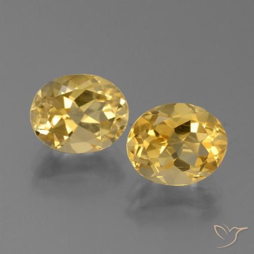 5.09ctw Natural Dorado medio Citrino, Ovalada, VVS