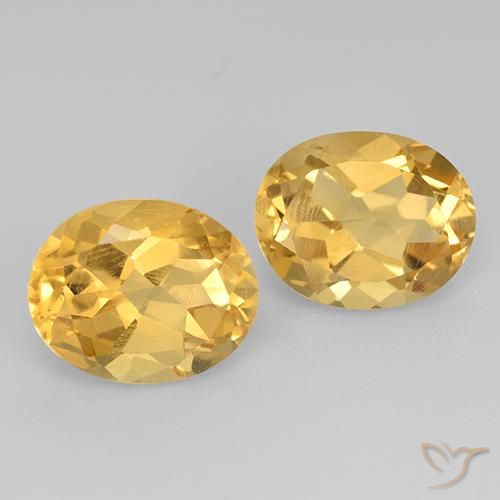 5.11ctw Natural Oro Citrino, Ovalada, VVS-VS