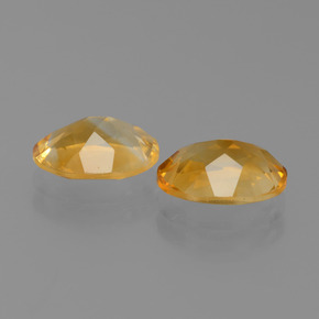 Gemas de Citrino Dorado naranja intenso natural de 1.99 ct, Corte Óvalo, VVS-VS