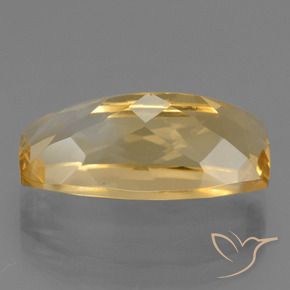 Citrino Naranja dorado intenso natural de 7.81 ct, Forma Cojín, VS
