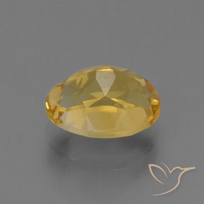 Citrino Naranja dorado intenso natural de 2.77 ct, Ovalada, VVS