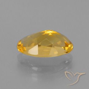 Citrino dorado natural de 2,58 ct, corte óvalo, VVS