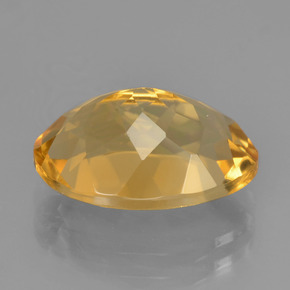 Citrino dorado natural de 5,15 ct, corte óvalo, VVS