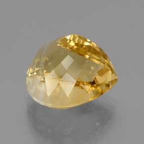 Citrino dorado natural de 10,25 ct, en forma de pera, VVS