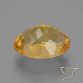 Citrino Naranja dorado intenso natural de 4.42 ct, Ovalada, VS