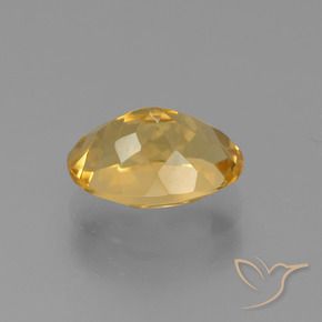 Citrino Dorado oscuro medio natural de 2.63 ct, Ovalada, VVS-VS