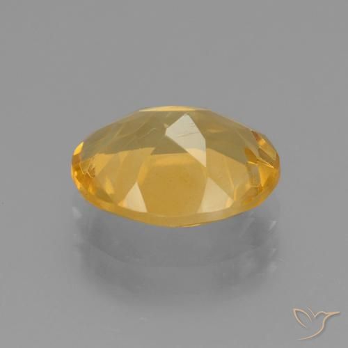Citrino Naranja dorado intenso natural de 2.93 ct, Ovalada, VVS-VS