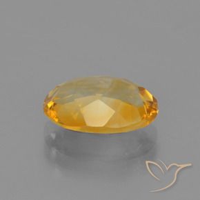 Citrino Dorado oscuro natural de 2.92 ct, Ovalada, VVS-VS