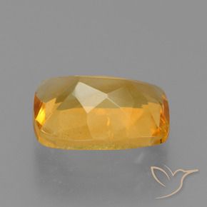 Citrino Dorado naranja natural de 2.20 ct, Forma Cojín, VS-SI
