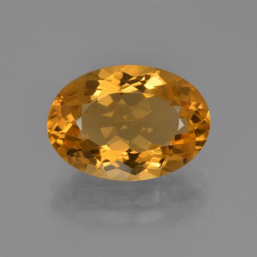 Citrino Oro natural de 4.68 ct, Corte Óvalo, VVS-VS