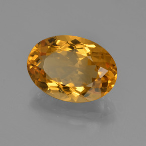 Citrino Oro natural de 4.68 ct, Corte Óvalo, VVS-VS