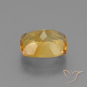 Citrino Dorado oscuro natural de 3.49 ct, Forma Cojín, VVS