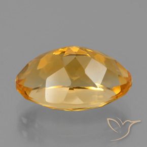 Citrino dorado natural de 3,86 ct, corte óvalo, VVS-VS