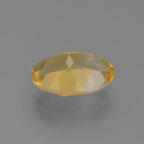 Citrino Naranja dorado intenso natural de 3.05 ct, Corte Óvalo, VVS-VS