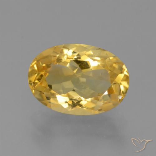 4.56ct Natural Dorado Citrino, Ovalada, VVS-VS