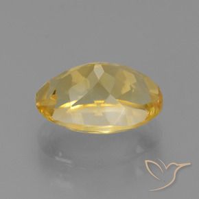 Citrino Dorado natural de 4.56 ct, Ovalada, VVS-VS