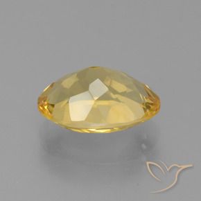 Citrino Dorado claro medio natural de 3.88 ct, Ovalada, VVS-VS
