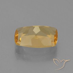 Citrino Dorado oscuro medio natural de 2.44 ct, Forma Cojín, VVS-VS