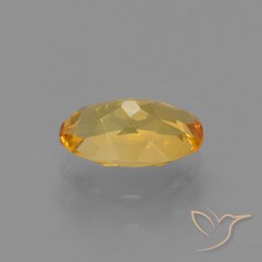 Citrino Dorado naranja intenso natural de 2.42 ct, Ovalada, VVS-VS