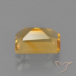 Citrino Dorado oscuro medio natural de 2.24 ct, Corte Octágono / Esmeralda, VVS-VS