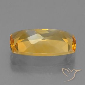 Citrino Dorado naranja natural de 3.76 ct, Forma Cojín, VVS-VS