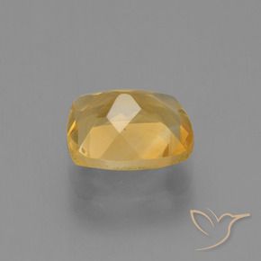 Citrino Dorado claro natural de 2.02 ct, Forma Cojín, VVS-VS