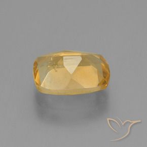 Citrino Dorado naranja claro medio natural de 1.94 ct, Forma Cojín, VS-SI