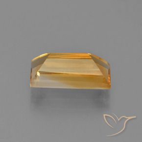 Citrino Dorado naranja natural de 2.86 ct, Corte Baguette, VVS-VS