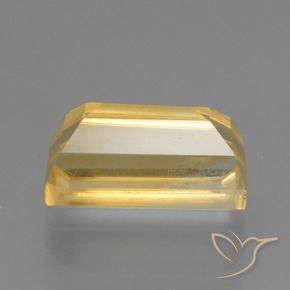 Citrino Dorado medio natural de 2.10 ct, Corte Baguette, VS