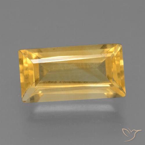 1.78ct Natural Oro Citrino, Corte Baguette, VS, Photo A