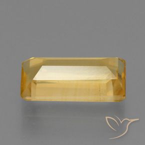 Citrino Oro natural de 1.40 ct, Corte Baguette, VS