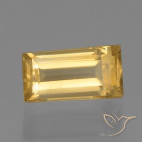Citrino Oro natural de 1.90 ct, Corte Baguette, VS
