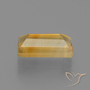 Citrino Naranja dorado natural de 1.56 ct, Corte Baguette, VVS-VS