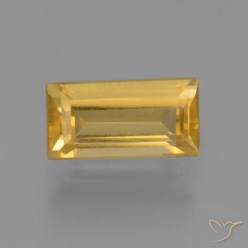 1.76ct Natural Dorado claro Citrino, Corte Baguette, VS
