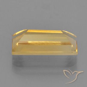 Citrino Dorado claro natural de 2.48 ct, Corte Baguette, VS