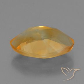 Citrino Dorado naranja intenso natural de 1.90 ct, Marquesa, VVS-VS