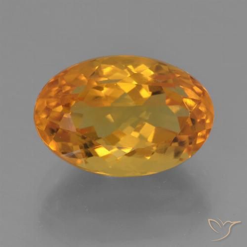 3.51ct Natural Oro Citrino, Ovalada, VVS-VS
