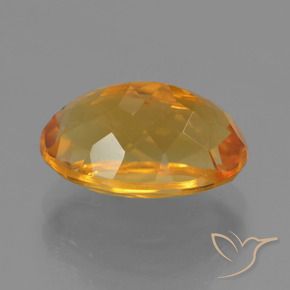 Citrino Oro natural de 3.51 ct, Ovalada, VVS-VS