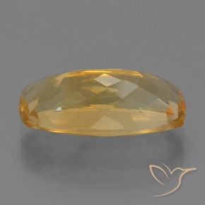 Citrino Dorado oscuro medio natural de 3.99 ct, Forma Cojín, VVS-VS