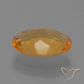 Citrino Naranja oscuro natural de 1.92 ct, Ovalada, VVS-VS