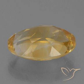 Citrino Dorado oscuro medio natural de 3.04 ct, Ovalada, VVS-VS